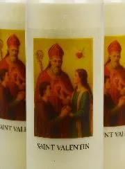 Set 10 Sanctuary Candles Saint Valentine