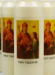 Set 20 Sanctuary Candles Saint Valentine