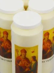 Set 20 Sanctuary Candles Saint Valentine