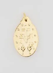 Gold-Plated Miraculous Medal - 25mm