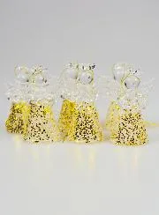 Set of 6 Hanging Angels - 4,5 cm