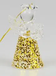 Set of 6 Hanging Angels - 4,5 cm