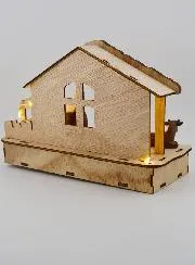 Illuminated Christmas Nativity Scene 20cm