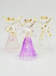 Set of 3 Hanging Angels - 6cm