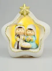 Illuminated Nativity Scene for Children - 9cm