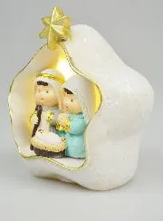 Illuminated Nativity Scene for Children - 9cm