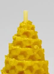 Cone-shaped Tabletop Candle 100% Beeswax - 5cm