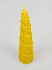 Cone Candle 100% Natural Beeswax - 15cm