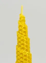 Cone-shaped Tabletop Candle 100% Beeswax - 15cm