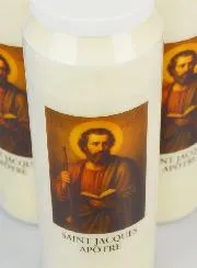 Set 3 Sanctuary Candles to Saint James the Apostle