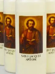 Set 6 Sanctuary Candles to Saint James the Apostle