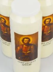 Set 6 Sanctuary Candles to Saint James the Apostle