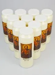 Set 10 Sanctuary Candles to Saint James the Apostle