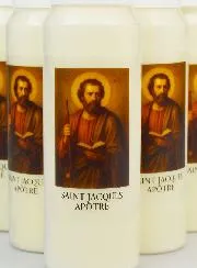 Set 10 Sanctuary Candles to Saint James the Apostle