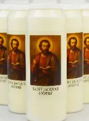 Set 20 Sanctuary Candles to Saint James the Apostle