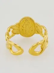Religious Ring Miraculous Virgin - Adjustable