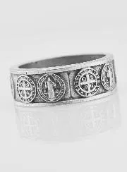 Religious Ring Saint Benedict - Size 65
