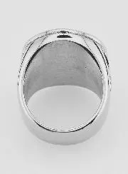 Saint Benedict Signet Ring - Size 59