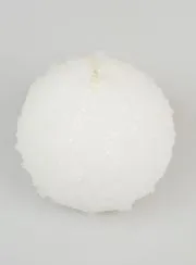 Tabletop Candle Winter Ball - 8cm