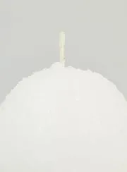 Snowball Christmas Candle - 8cm