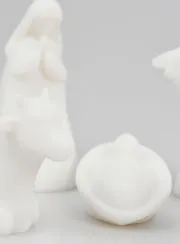 Alabaster Nativity Scene - 5 Pieces