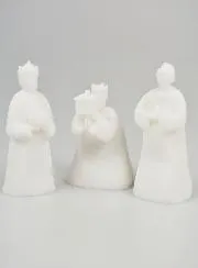 Alabaster Christmas Nativity Scene - Three Wise Men