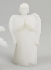 Alabaster Christmas Nativity Scene - Messenger Angels