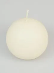 Decorative Ball Candle 80mm - Ivory