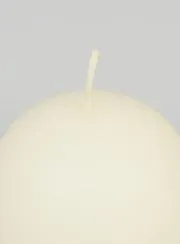 Decorative Ball Candle 80mm - Ivory
