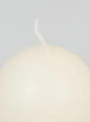 Decorative Ball Candle 60mm - Ivory