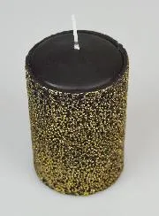 Luxury Tabletop Candle - Black and Gold