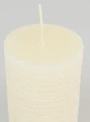 Modern Tabletop Candle - Ivory