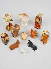 Christmas Nativity Scene 11 Figures - 8 cm