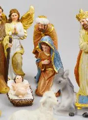 Christmas Nativity Scene with 11 Figures