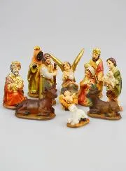 Christmas Nativity Scene - 11 Figures 5cm