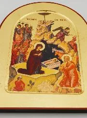 Icon of the Adoration at the Manger - 24cm
