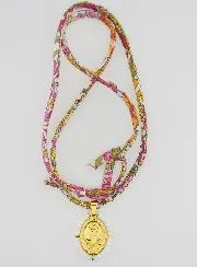 Miraculous Medal with Beads - Liberty Cord