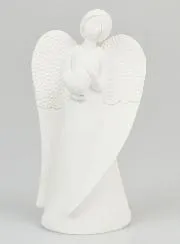 Modern Guardian Angel Statue - 13cm