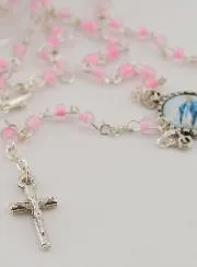 Children's Rosary and Statue of Our Lady of Miracles