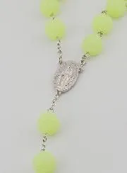 Large Fluorescent Wall Rosary - Miraculous Virgin
