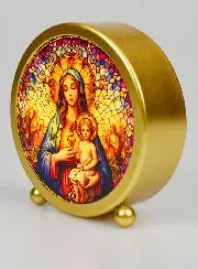 Illuminated Icon - Madonna and Child