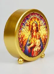 Illuminated Icon - Madonna and Child