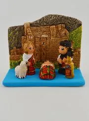 Christmas Nativity Scene of the World - Scotland