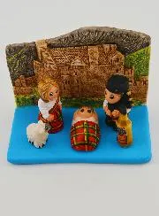 Christmas Nativity Scene of the World - Scotland