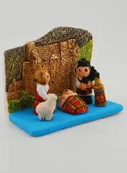 Christmas Nativity Scene of the World - Scotland