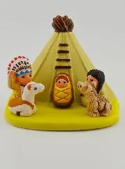 Christmas Nativity Scene of the World - Apache
