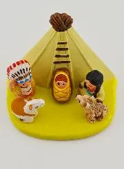 Christmas Nativity Scene of the World - Apache
