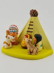 Christmas Nativity Scene of the World - Apache