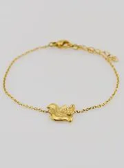 Holy Spirit Dove Bracelet - Golden Stainless Steel