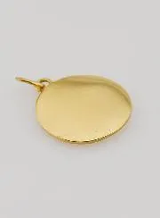 Christogram Medal in Golden Stainless Steel - 15mm